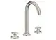 AXOR-HG-AXOR-One-3-Loch-Waschtischarmatur-Select-170-mit-Push-Open-Ablaufgarnitur-Edelstahl-Optic-48070800 gallery number 1